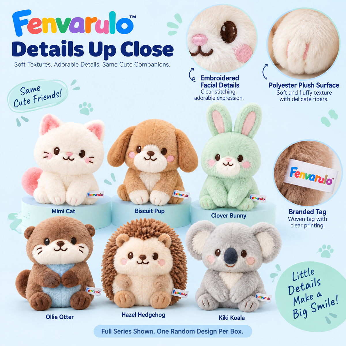 Fenvarulo™ Kawaii Animal Plush Blind Box — image 4